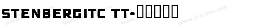 StenbergITC TT字体转换